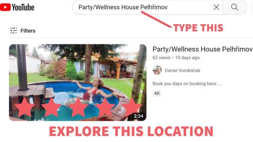Pelhrimov House | Party/Wellness House Pool/Hot tub/Sauna