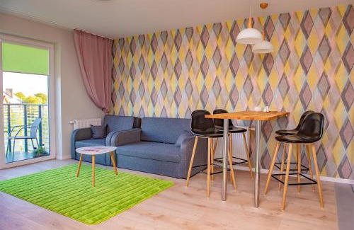 Puck Apartment | Pastelowe mieszkanie