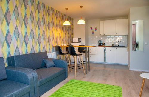 Puck Apartment | Pastelowe mieszkanie
