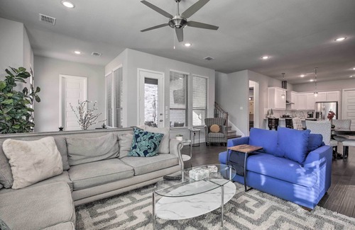 Frisco House | Patio & Game Room: Modern Home in Frisco