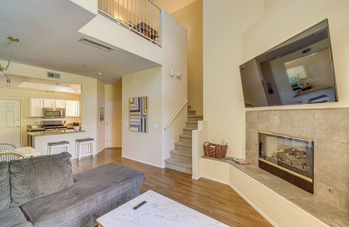 Central Scottsdale House | Patio & Pool Access: Chic Scottsdale Townhome