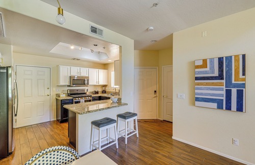 Central Scottsdale House | Patio & Pool Access: Chic Scottsdale Townhome