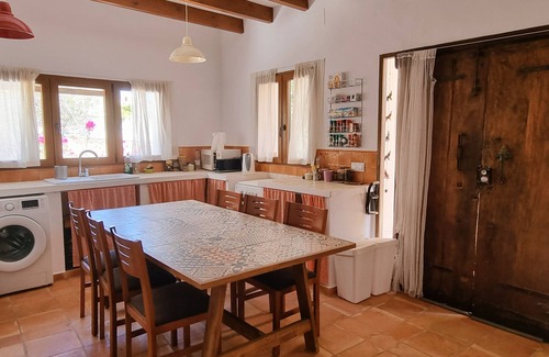 Beniarbeig House | Peaceful and relaxing rustic house with a spacious garden surrounded by trees.