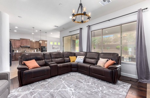 Estrella Mountain Ranch House | Peaceful Retreat w/2 PRIMARY SUITES! Sparkling Pool & Summer Fun Awaits!