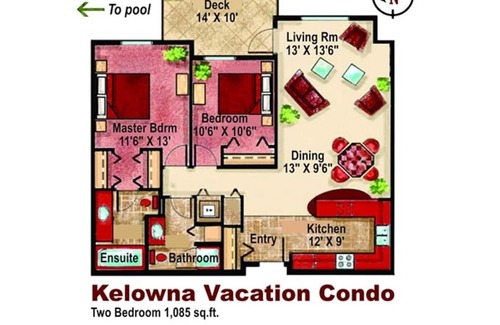 Quail Ridge Condo | Peacful Holiday Condo with Spectacular View of Mountain Valley