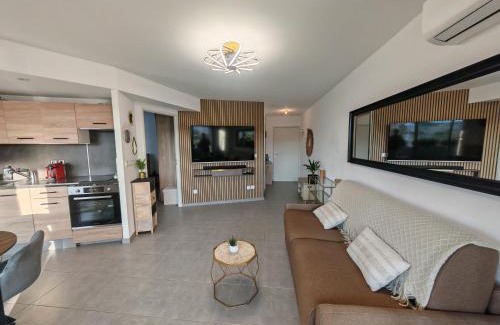 Villeneuve Loubet Beach Apartment | Pearl Beach - Rooftop Pool Seaside