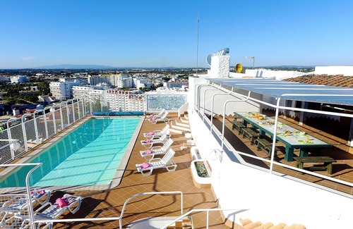 Montechoro Apartment | Penthouse w/Private Pool & Sea View