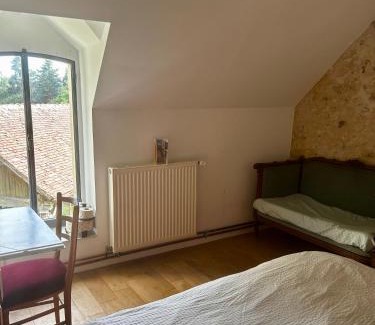 Courcerault Bed & Breakfast | Perche QUEEN's Bedroom in Maison Nomade Chic