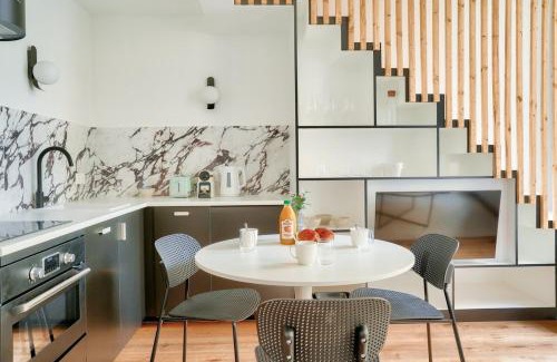 Quartier Saint-Ambroise Apartment | Perchoir Parisien - Dupleix avec mezzanine pour 4