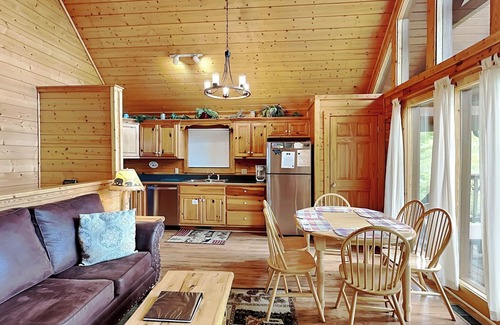 Black Bear Falls Cabin | Perfect for Two Couples with Two King Suites, a Hot Tub + Pool Table