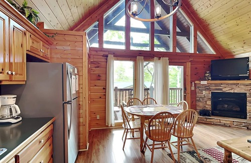 Black Bear Falls Cabin | Perfect for Two Couples with Two King Suites, a Hot Tub + Pool Table