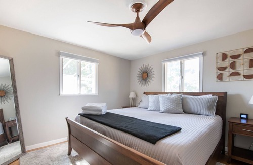 Arvada Plaza Area House | Pet Friendly, Fenced Yard, Patio, Workspace, Large TVs, Close to Old Town Arvada