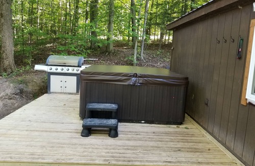 Luther Cabin | Pet friendly, hot tub, cabin