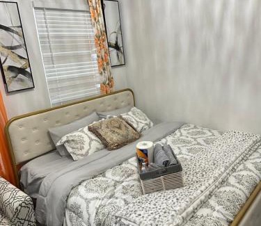 Summit Station House | Philmont curve comfortable king bedroom