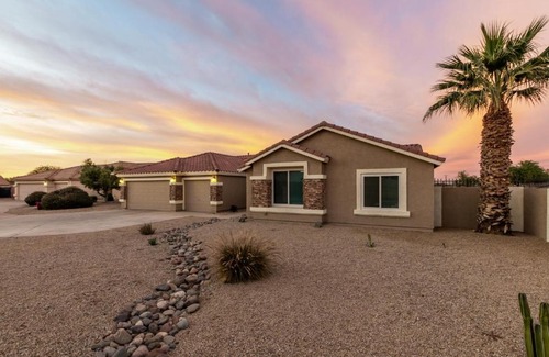 South Mountain House | Phoenix Backyard Oasis Pool Home! Sleeps 12, Game Room and Kids Playset too! home
