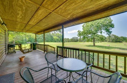 Octavia House | Picturesque Oklahoma Cabin on 80 Acres with Views!