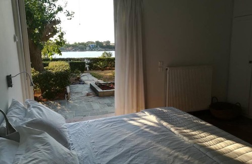 Chalcis Villa | Pine tree beachfront villa