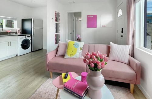 University Heights Cottage | Pink Paradise: Barbie-Themed Cottage Rental for a Whimsical Getaway!