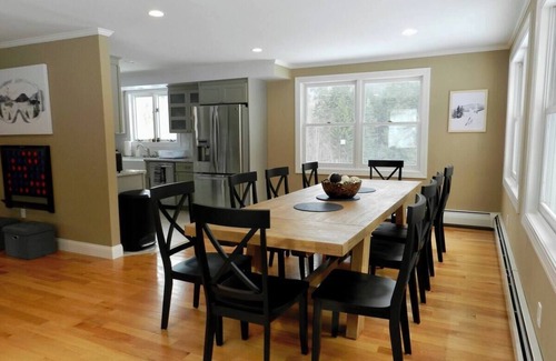Windham House | Play & Relax in Windham – Spacious Bedrooms, Hot Tub, Fire Pit & Basement Den