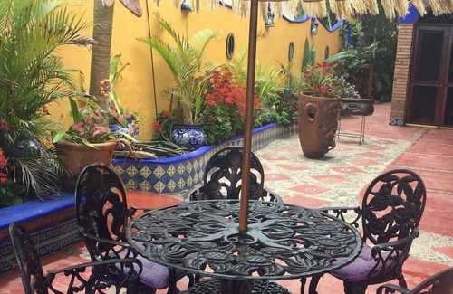Los Ayala Apartment | Playa Suite: Beachfront Suite With Private Patio Set Amidst Tropical Gardens