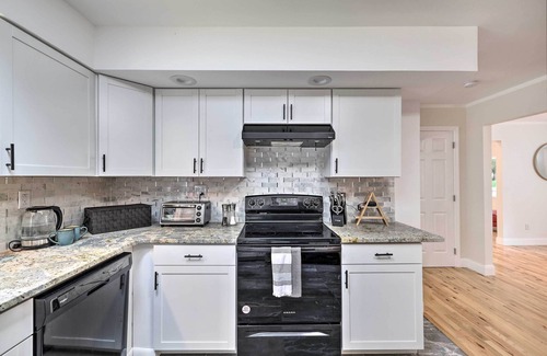 Stroudsburg House | Pocono Home w/Hot Tub, Fireplace & Game Room!