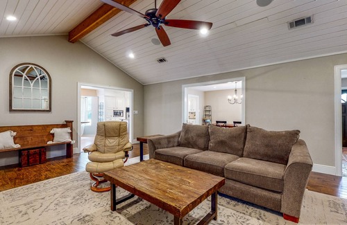 Tomball House | Pool, Fireplace, pool table, Hot Tub, & W/D