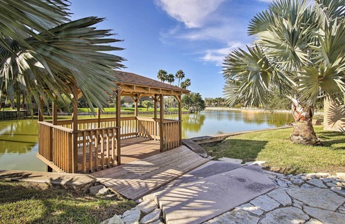 Harlingen House | Pool & Game Room: Waterfront Harlingen Home