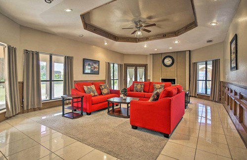 Harlingen House | Pool & Game Room: Waterfront Harlingen Home