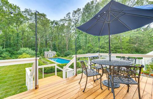 Stevenson House | Pool, Gardens and Hot Tub Luxe Sandy Hook Home!