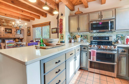 Nambe Pueblo House | Pool & Trail Access: Mtn-View Home in Santa Fe
