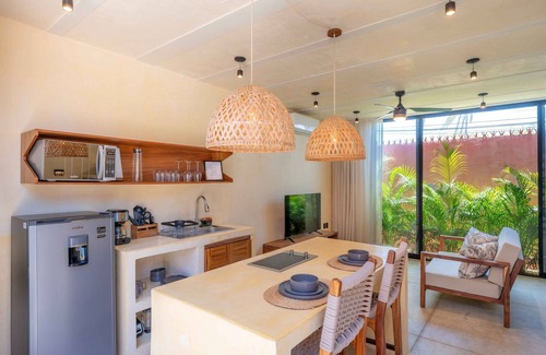 Bucerias Condo | Pool | Walk to Beach | Modern Design | Kitchen | Garden Oasis | Tranquil Setting