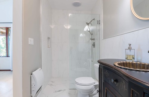 Morgan Hill House | Poolside Suite with a private rose garden and private entry