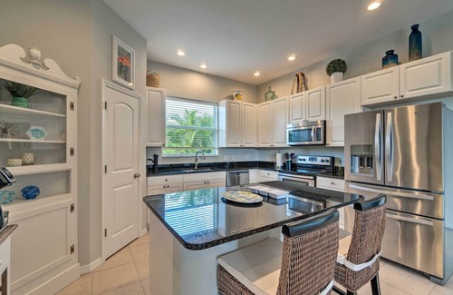 South Gulf Cove House | Port Charlotte Canalfront Home w/Pool & Dry Bar!