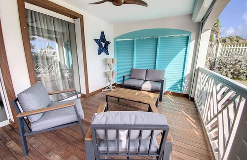 Orient Bay Condo | Princess Blue, 3BDR, Beach Front Deluxe, Orient Bay, Pool, Wifi 100 Mps