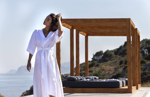 Faliraki Villa | Pristine Seaview Villa , with 5-Star Resort Access