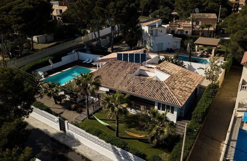 Cala Pi House | PRIVACY with sea view, salt water pool 50 sqm, WiFi, air conditioning, grill