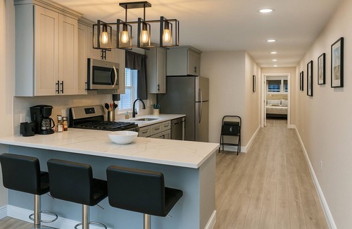 Irvington Apartment | Private 3BR Apt: Sleeps 8, 5 Beds, Group-Friendly, Wi-Fi, Parking, Near NYC
