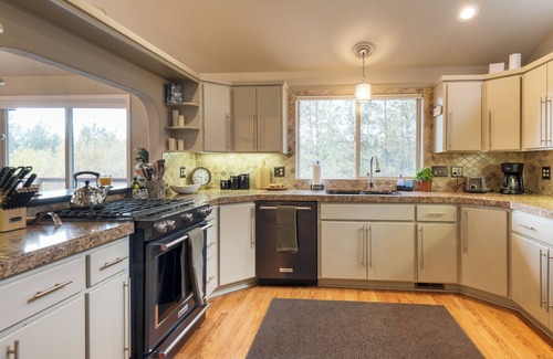 Three Rivers House | Private Boat Ramp Access | Hot Tub, Fire Pit, Deck | River Meadows by AvantStay