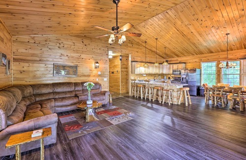 Northeast Michigan House | Private Cadillac Gem w/Kayaks, Hot Tub, Pond, Pool Table and More