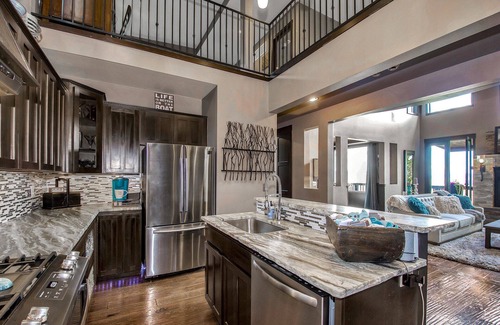Bonney Lake House | Private custom entertaining home on the hill w view of valley & river