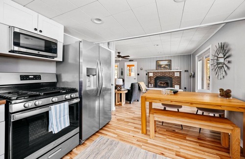 Kaleva Cabin | Private fishing, close to skiing and snowmobiling!