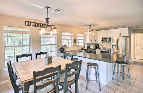 Eucha House | Private Fishing Dock: Grand Lake Home