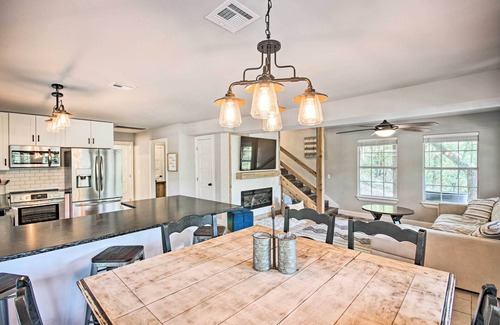 Eucha House | Private Fishing Dock: Grand Lake Home