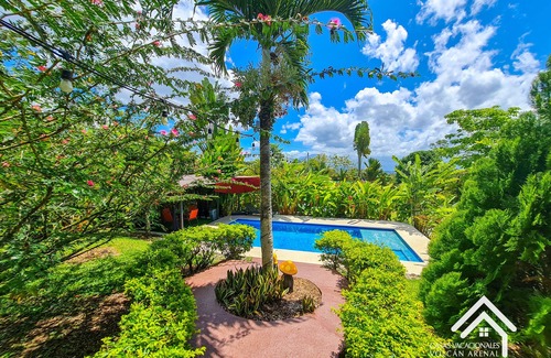 Chachagua House | Private House Green Paradise- Wifi, Jacuzzi, A/C