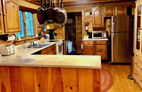 West Poland Cabin | Private Island Oasis On Thompson Lake Perfect For Getaways Or Family Vacations!