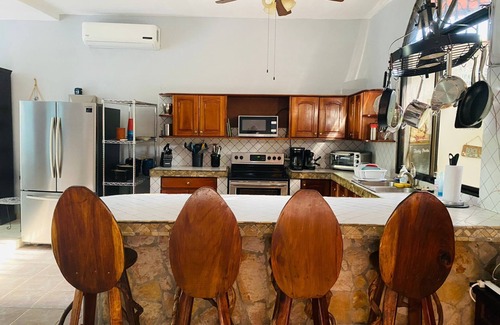 Playa Agujas House | Private jungle oasis w/pool and rooftop bar - 2 min walk to the beach!