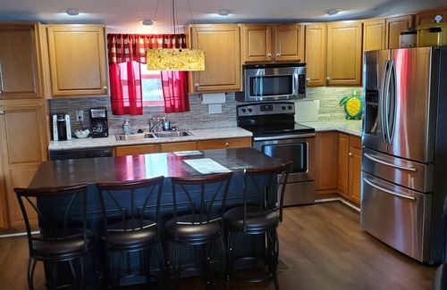 Morris House | Private lake front home with gorgeous views.