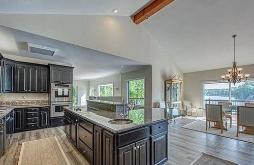 Steele Creek House | Private Lakeside Oasis - Newly Renovated - Spacious Interior - Movie Theater
