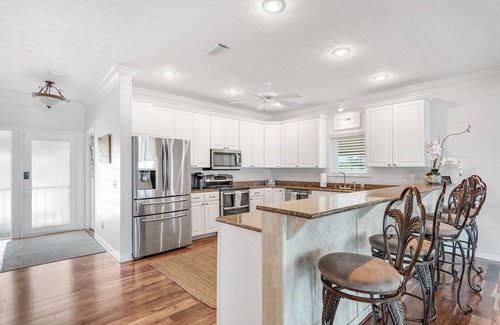 Panama City Beach House | Private Luxury Ocean Front 4BR/4BA Home PCB - Walk to Pier Park - Pet Friendly!