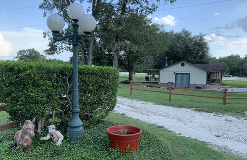Lufkin Apartment | Private studio located on beautiful horse property